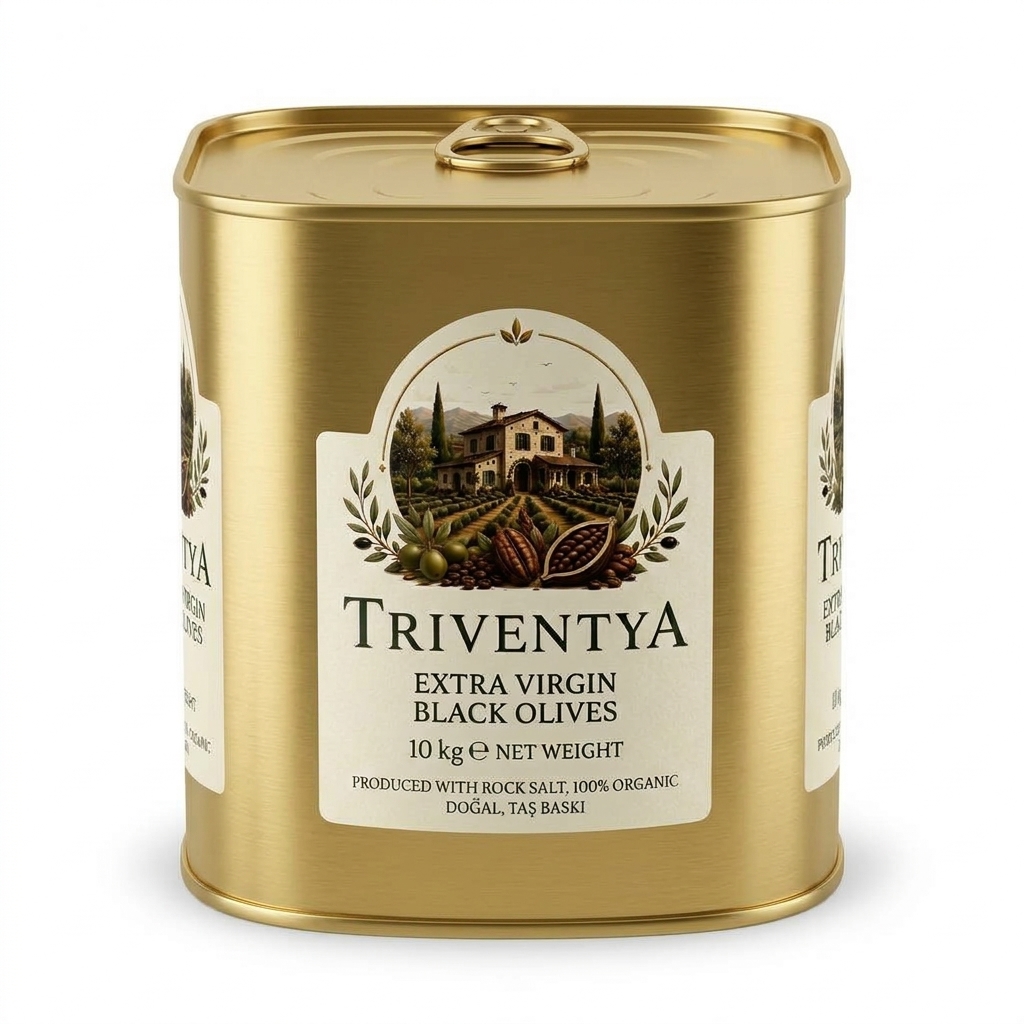 Zeytin 10 kg Teneke Ambalaj