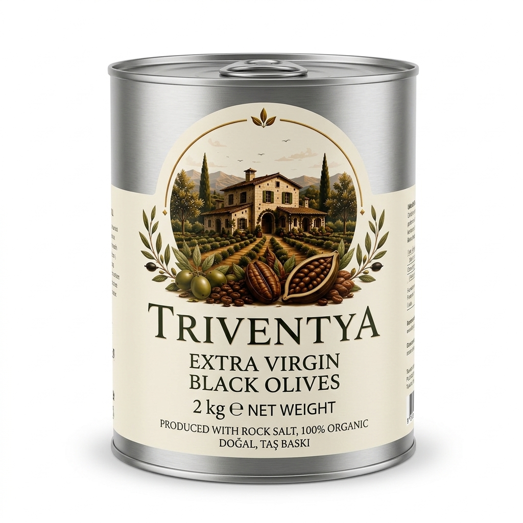 Zeytin 2 kg Teneke Ambalaj