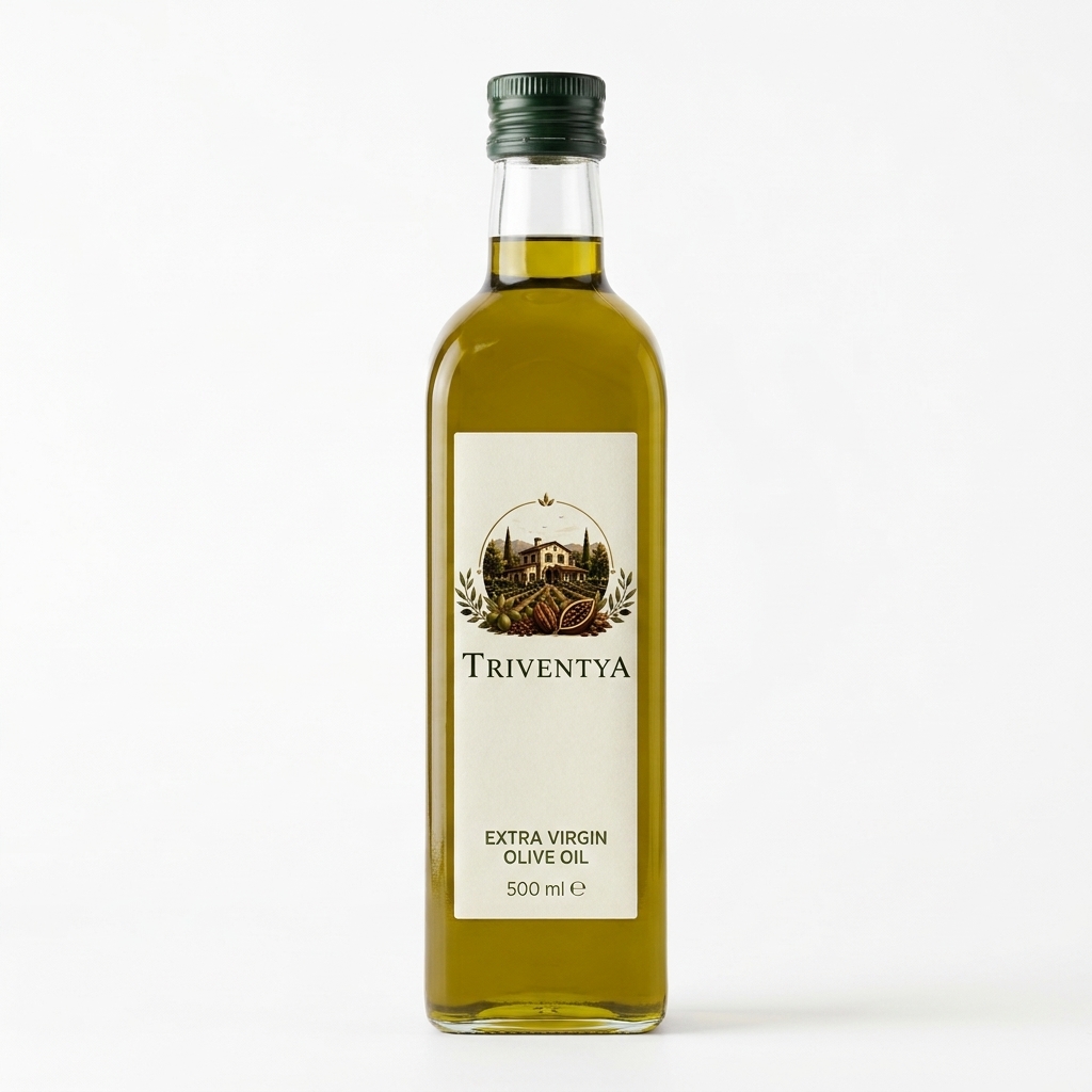 Zeytinyağı 500 ml Cam Ambalaj